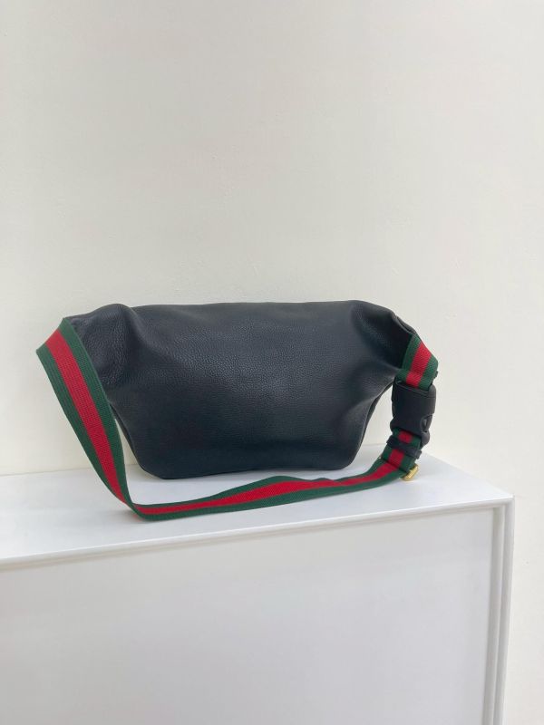 【95成新】GUCCI 皮革腰包  大號 