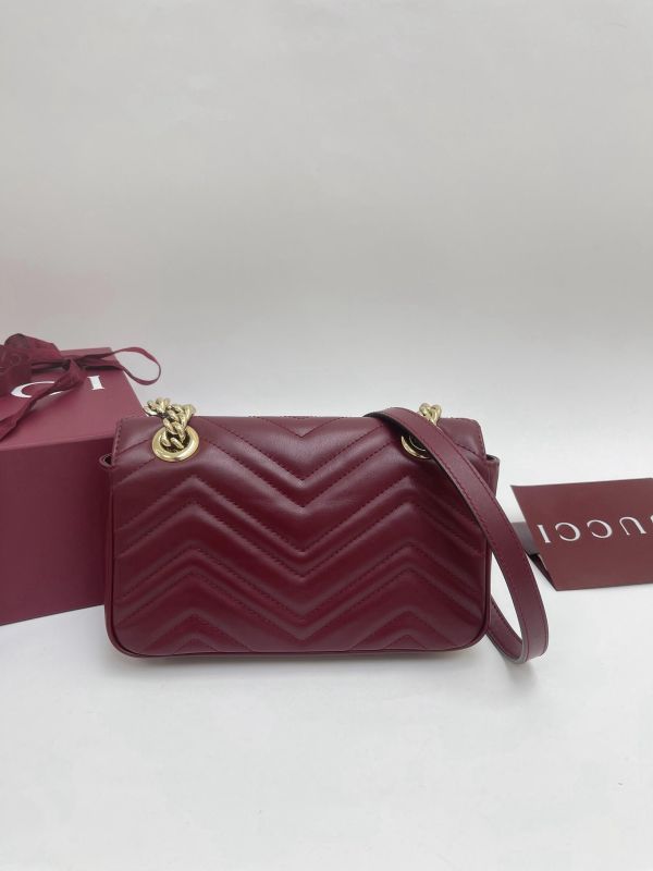 【95成新】GUCCI GG MARMONT 肩背包 小號 