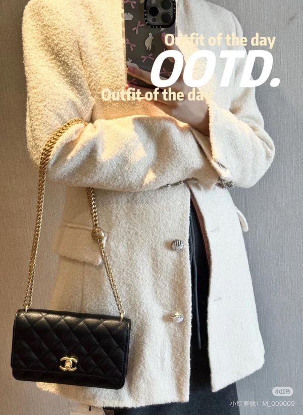 【99成新】CHANEL 24P 愛心調節扣 WOC 