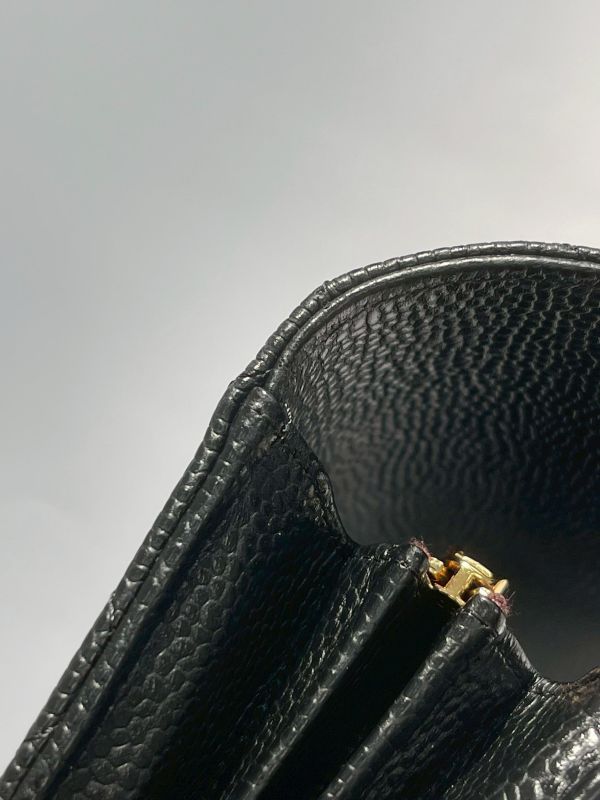 【95成新】CHANEL COCO 經典翻蓋長夾 