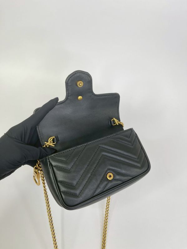 【9成新】GUCCI Marmont 迷你肩背包 