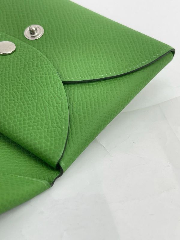 【未使用閒置品】HERMES Calvi Duo雙層卡片套 