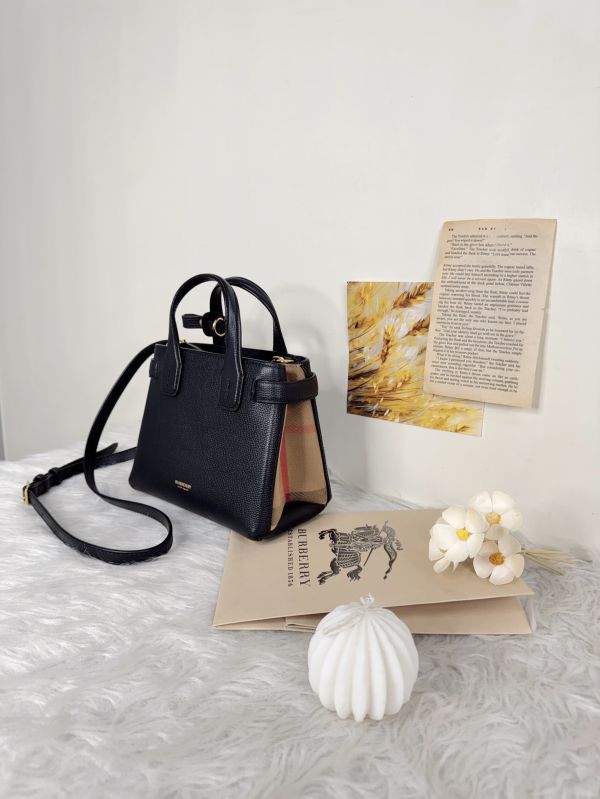 【9成新】BURBERRY Baby Banner 迷你手提肩背兩用包 