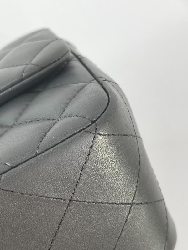 【99成新】CHANEL 方胖 晶片款深灰 