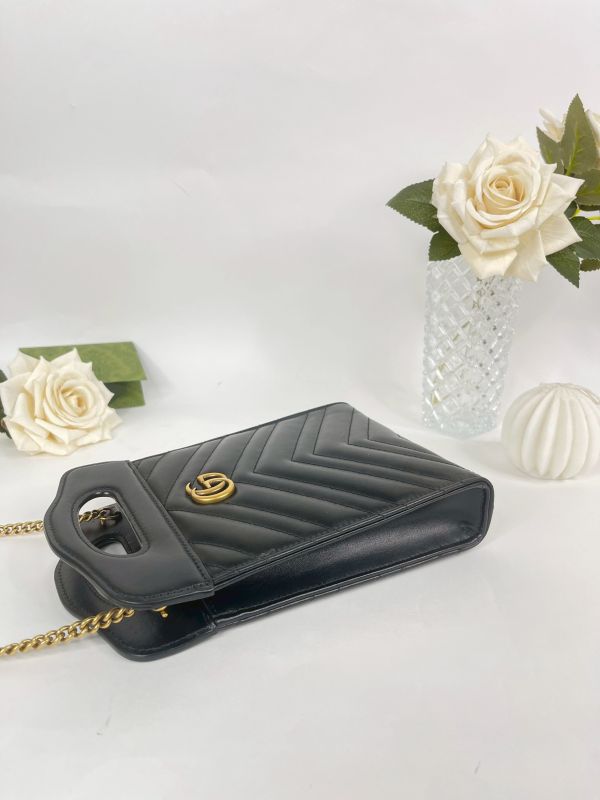 【分期0利率】GUCCI MARMONT 鏈條手機包【9成新】 