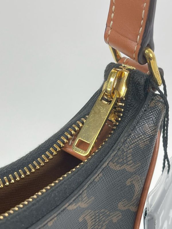 【9成新】CELINE AVA 標誌印花牛皮革手袋 