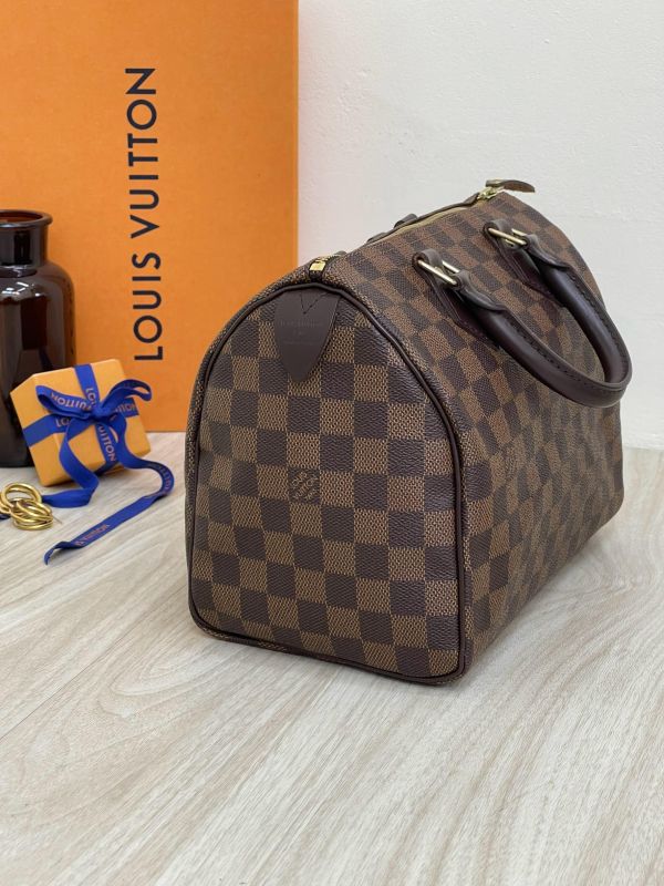 【95成新】LV SPEEDY 25 棋盤格(無背帶款) 