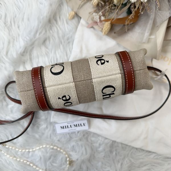 【12期0利率】CHLOE mini woody tote bag【95成新】 