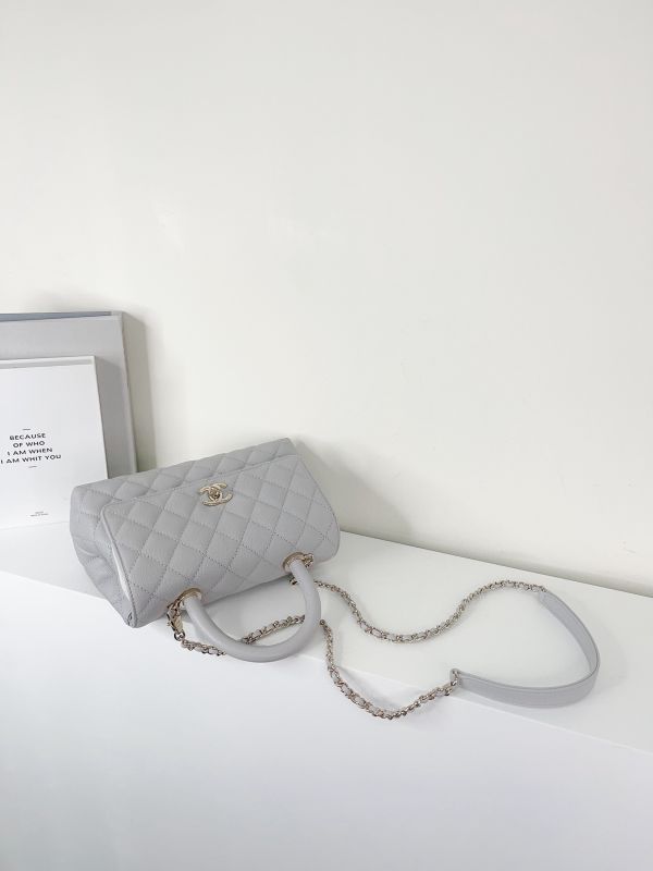 【分期0利率】CHANEL荔枝牛皮coco handle small  【未使用閒置品】 