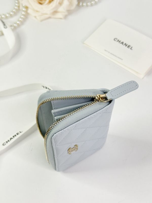 【分期0利率】CHANEL 拉鍊零錢卡包【未使用閒置品】 