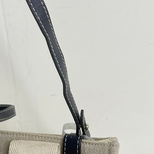 【12期0利率】Chloé 背帶款小號 Woody Tote Bag 深藍色【9成新】 