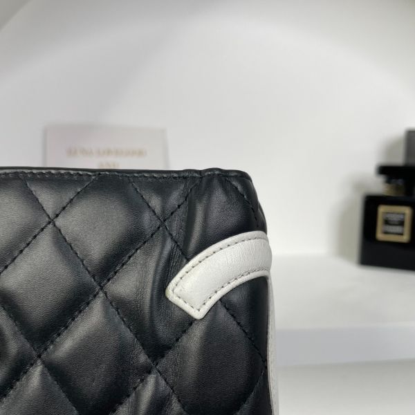 【85成新】【12期0利率】CHANEL 康朋鈕扣短夾A26720 