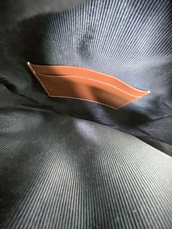 【分期0利率】BURBERRY Louise 徽標圖案棉質圓餅包【99成新】 