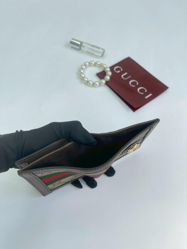 【99成新】GUCCI OPHIDIA 雙折短夾 