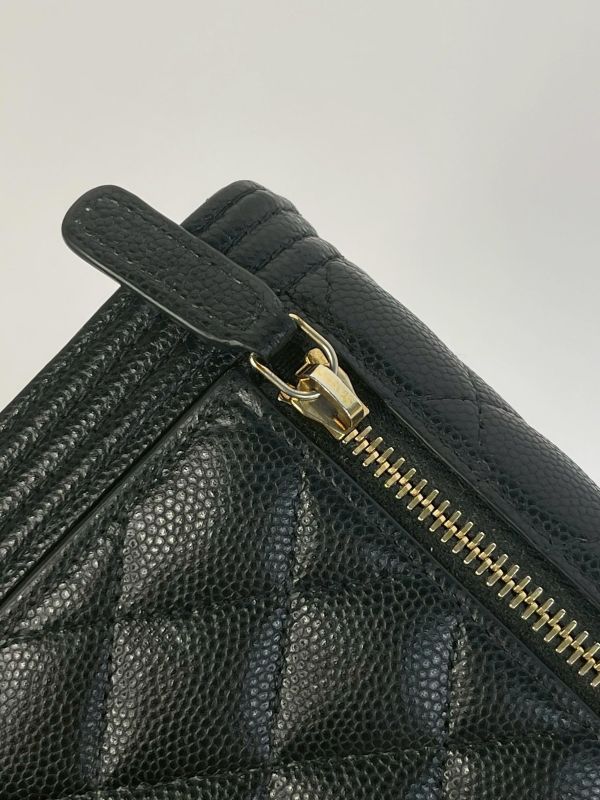 【9成新】CHANEL BOY 三折短夾 