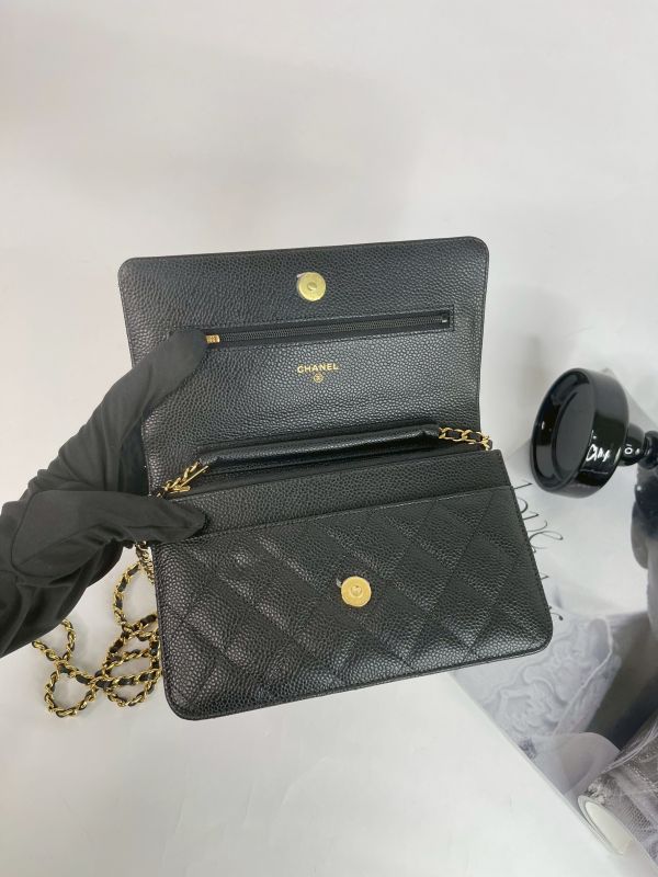 【分期0利率】CHANEL 魚子醬 WOC 黑金 【99成新】 