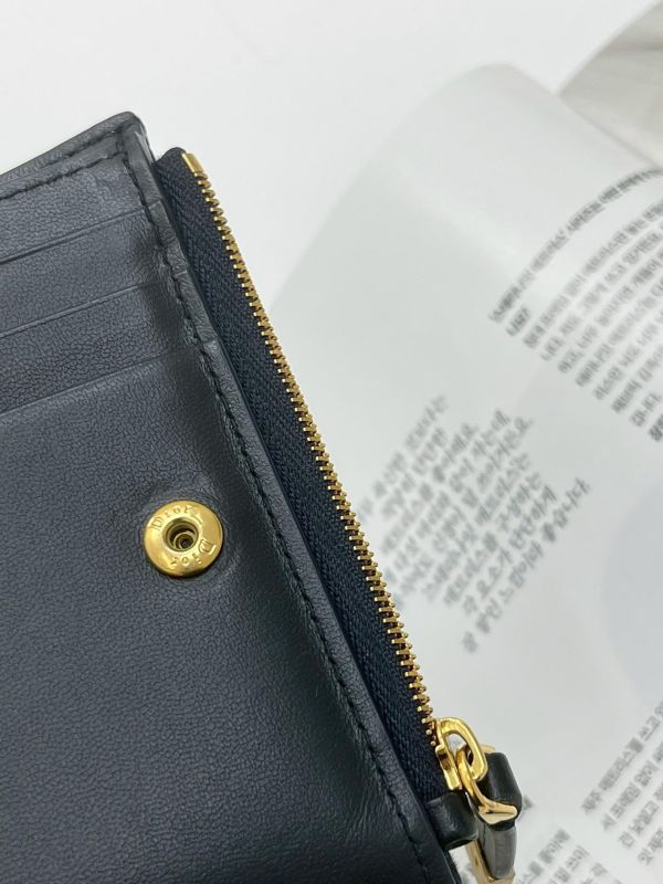 【95成新】Dior 老花零錢短夾 