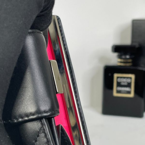 【85成新】【12期0利率】CHANEL 康朋鈕扣短夾A26720 