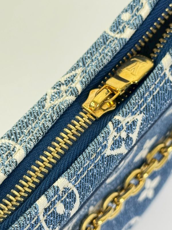 【95成新】LV LOOP PM 丹寧 