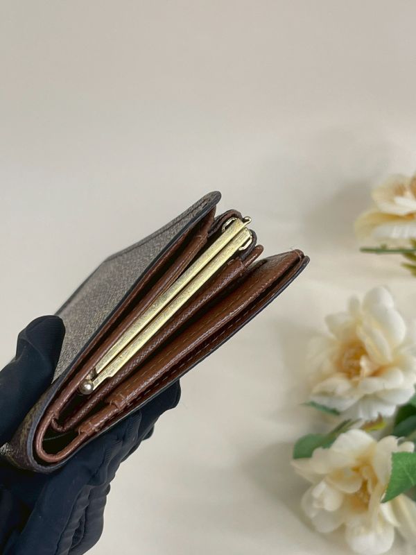 【分期0利率】LV VTG老花零錢蝴蝶扣中夾【85成新】 