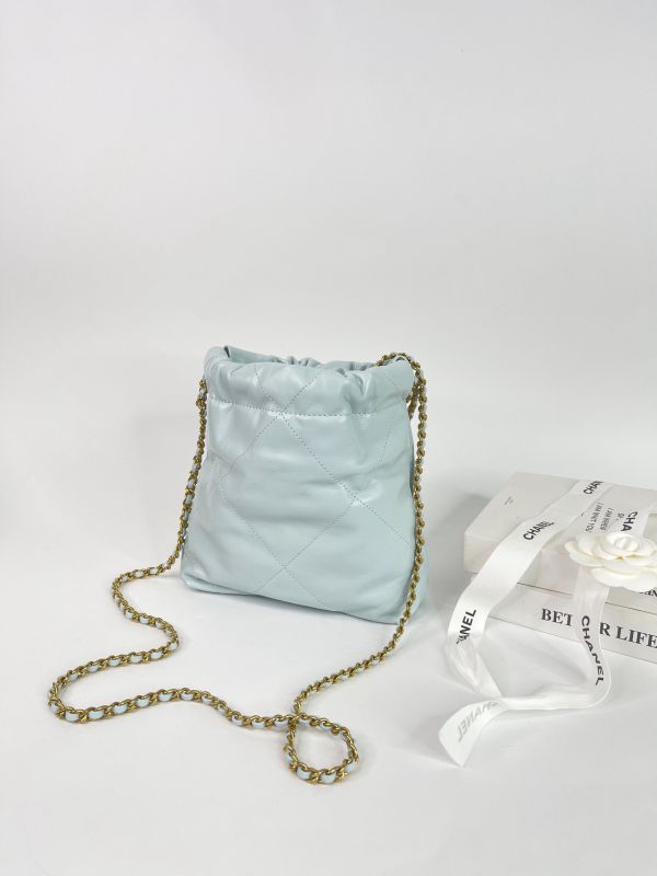 【95成新】CHANEL 22 迷你束口包 