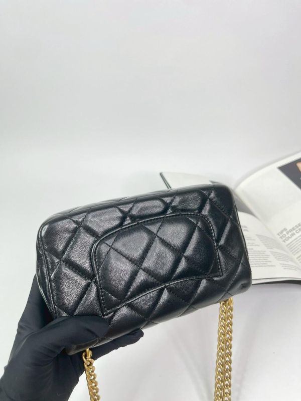 【99成新】CHANEL 愛心金球方胖 