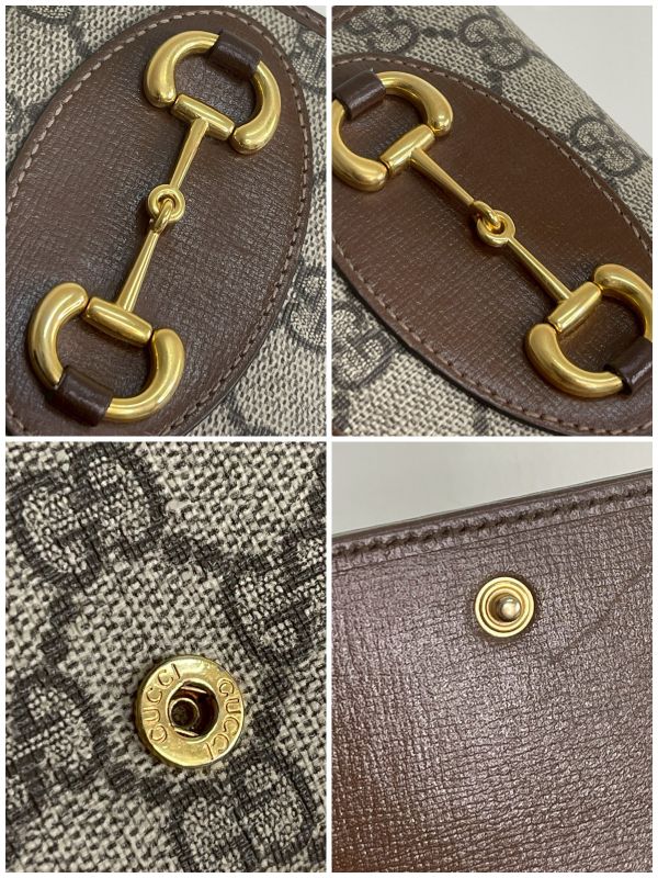 【95成新】GUCCI 1955 零錢袋對開短夾 