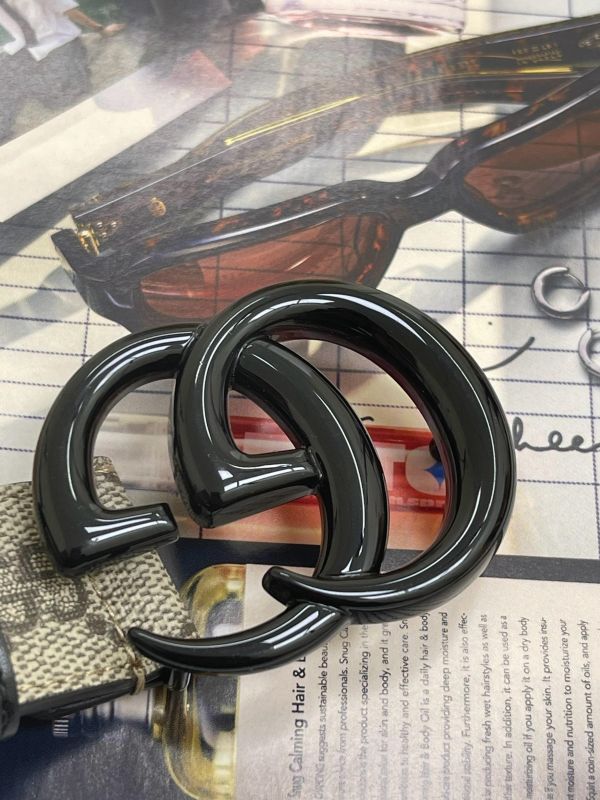【全新品】GUCCI 雙G 3CM 皮帶 