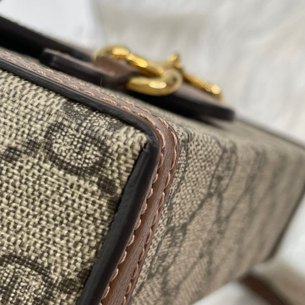 【12期0利率】Gucci 馬銜扣 1955 迷你包【95成新】 