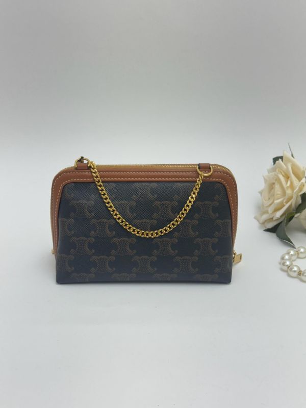 【95成新】CELINE 旋門滿版迷你貝殼包 