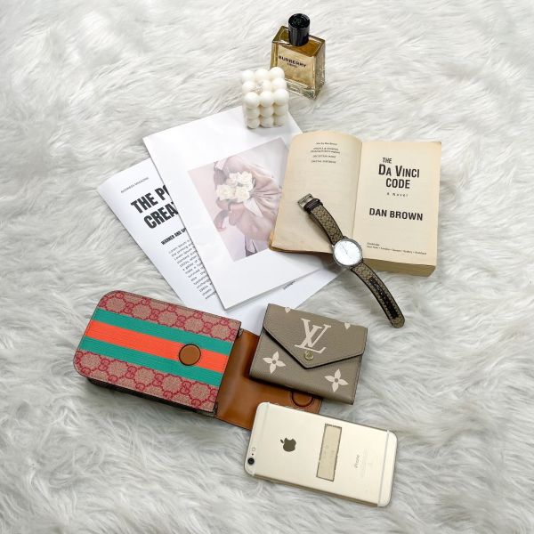 【12期0利率】GUCCI PVC手機包【99成新】 