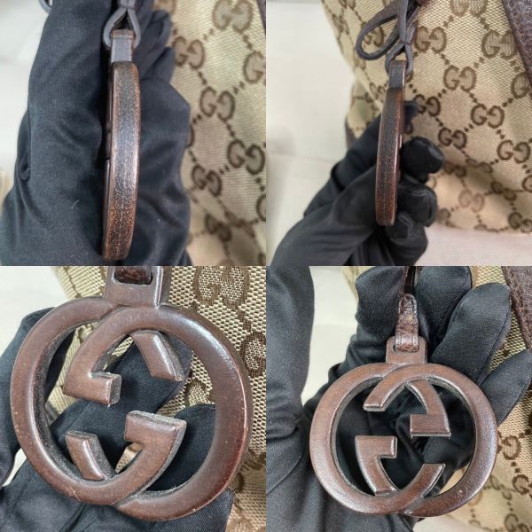 【12期0利率】GUCCI 老款滿版雙G帆布托特包【85新】 