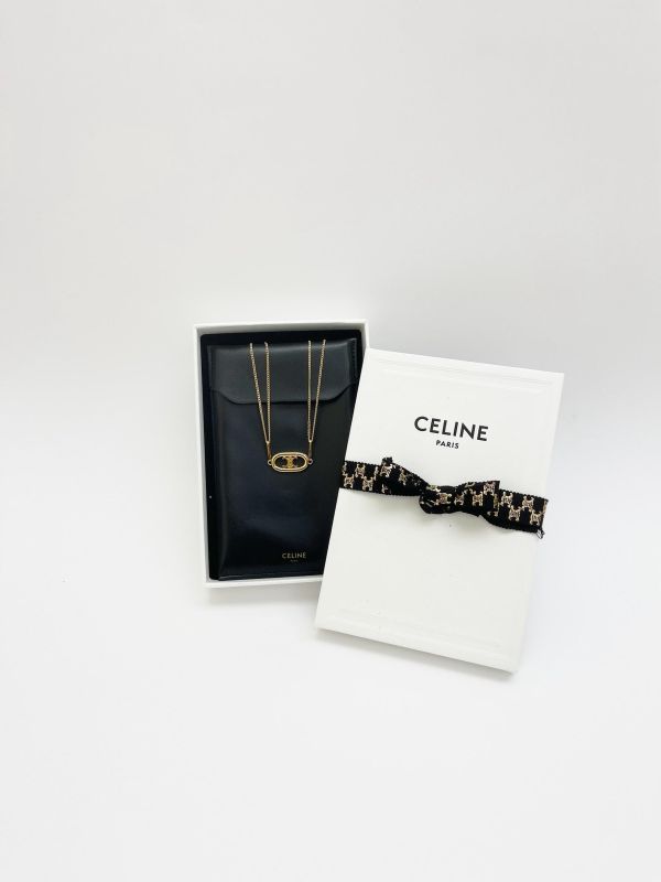 【全新品】CELINE TRIOMPHE 凱旋門項鍊 