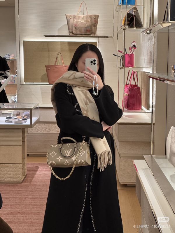 【分期0利率】LV OnTheGo East West 斑鳩灰【99成新】 