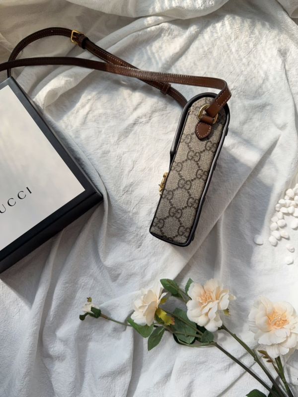 【分期0利率】Gucci 馬銜扣 1955 手機包【95成新】 