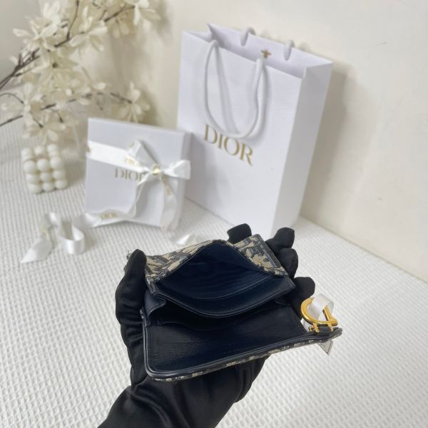【分期0利率】DIOR SADDLE BLOOM 卡夾【9成新】 
