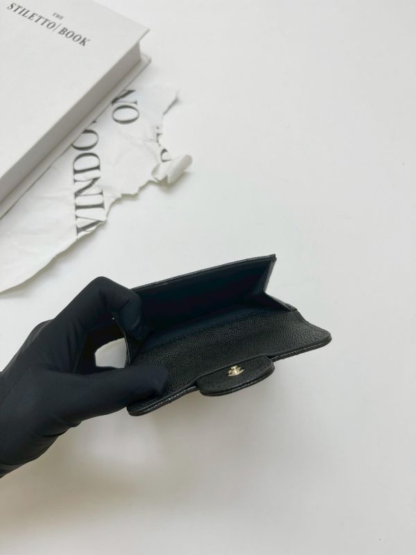 【全新品】CHANEL  COCO迷你雙層三折短夾 