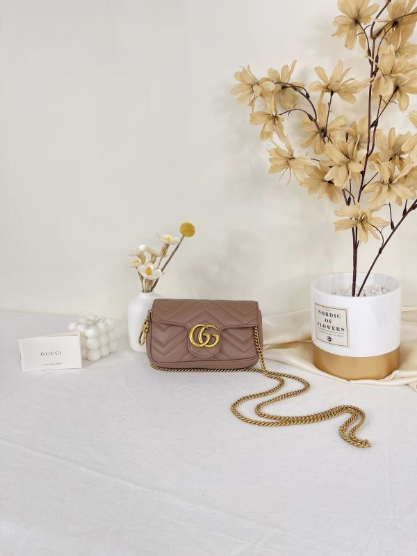 【分期0利率】GUCCI Marmont 迷你肩背包【95成新】 