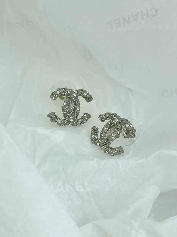 【95成新】CHANEL 滿鑽耳環 