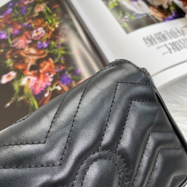 【12期0利率】GUCCI GG MARMONT迷你翻蓋單肩包【9成新】 