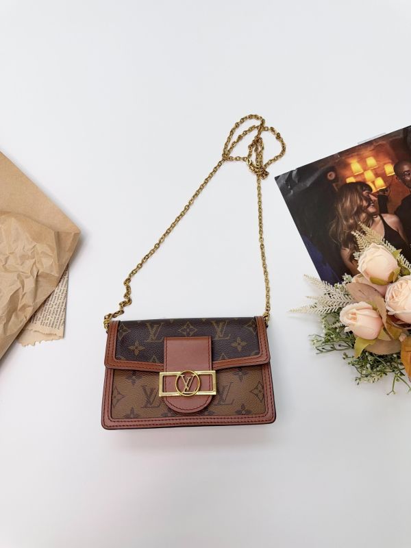 【9成新】LV Dauphine 鏈帶錢包 