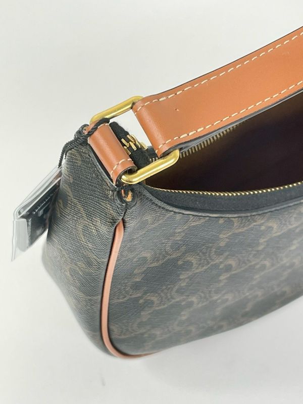 【9成新】CELINE AVA 標誌印花牛皮革手袋 