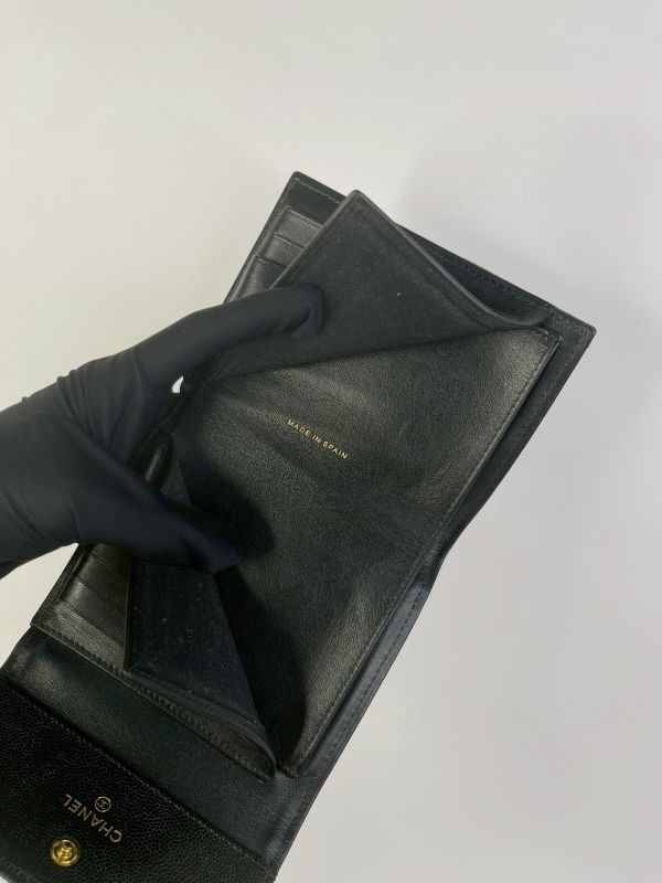 【9成新】CHANEL BOY 三折短夾 