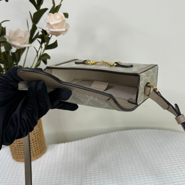 【12期0利率】Gucci 馬銜扣 1955 迷你包【9成新】 