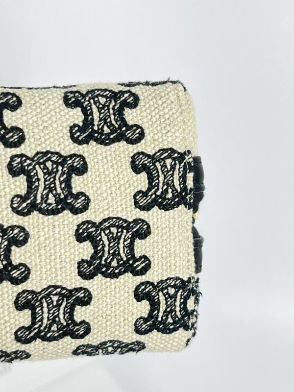 【95成新】CELINE 刺繡貝殼包 