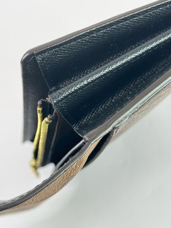 【分期0利率】LV SARAH 拚色長夾【9成新】 