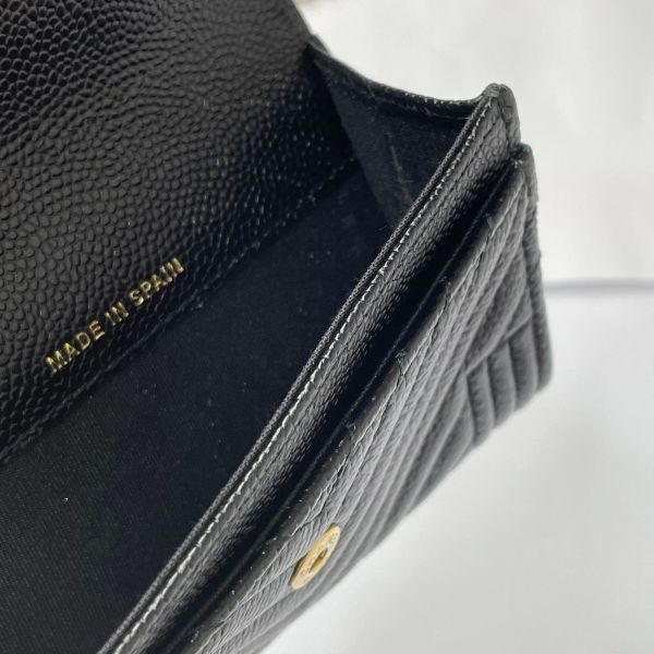 【12期0利率】CHANEL BOY山形紋翻蓋卡包【全新品】 