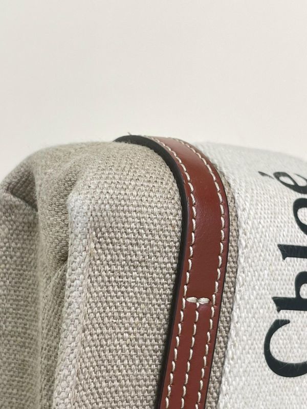 【9成新】CHLOE WOODY TOTE 迷你 棕 