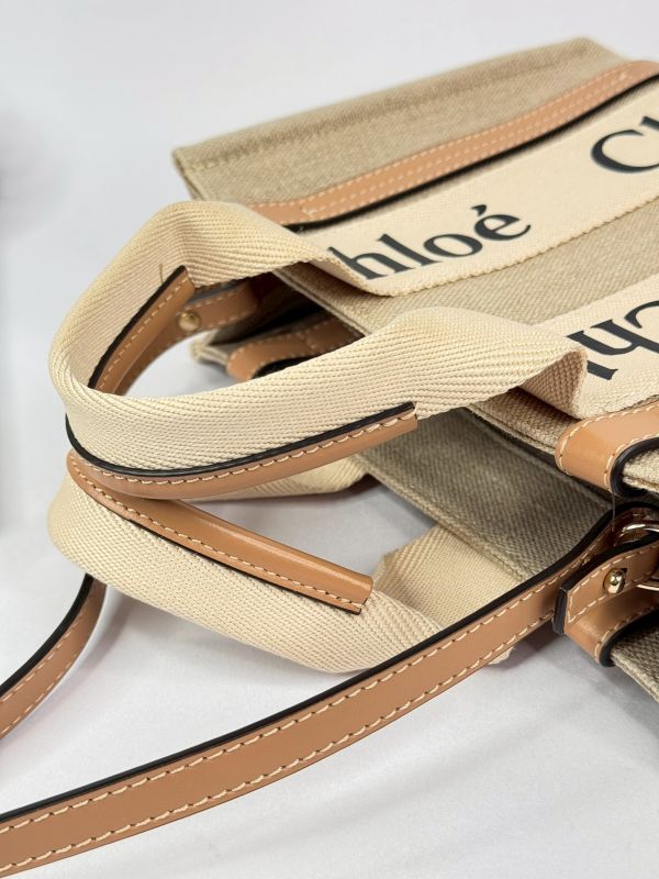 【分期0利率】CHLOE WOODY SMALL 奶茶色【9成新】 