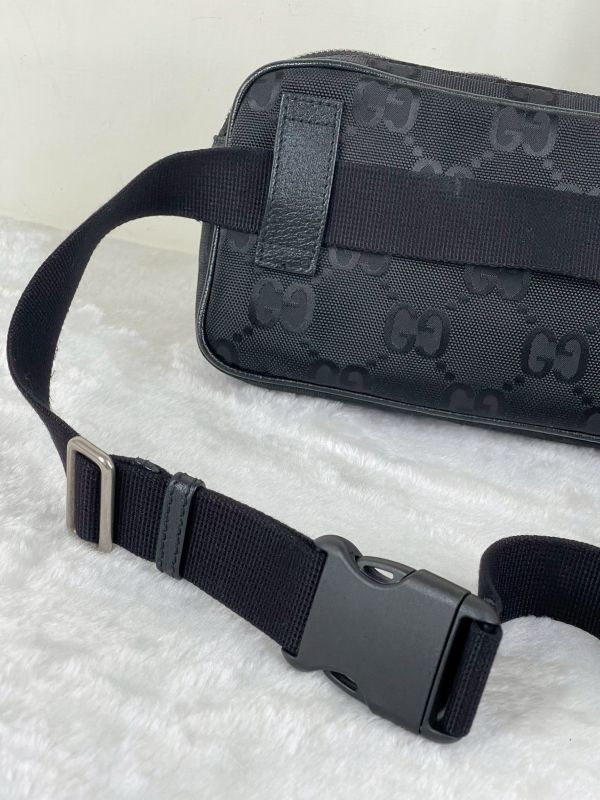 【分期0利率】GUCCI Off The Grid 緹花尼龍胸腰包【95成新】 